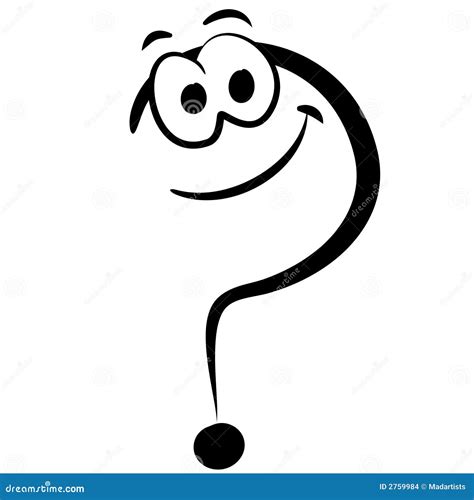 Question Mark Cartoon Face Stock Images Image 2759984