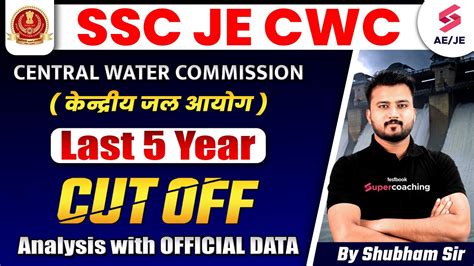 SSC JE 2023 Cutoff SSC JE CWC Cut Off 2023 SSC JE Department Wise