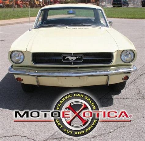 Ford Mustang Soft Yellow Motoexotica Classic Cars