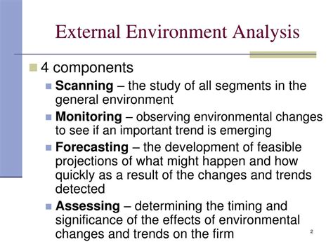 Ppt Overview The Firms External Environment External Environmental