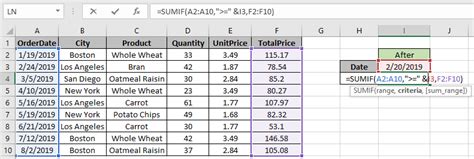 How To Sum If Date Is Greater Than Given Date In Excel