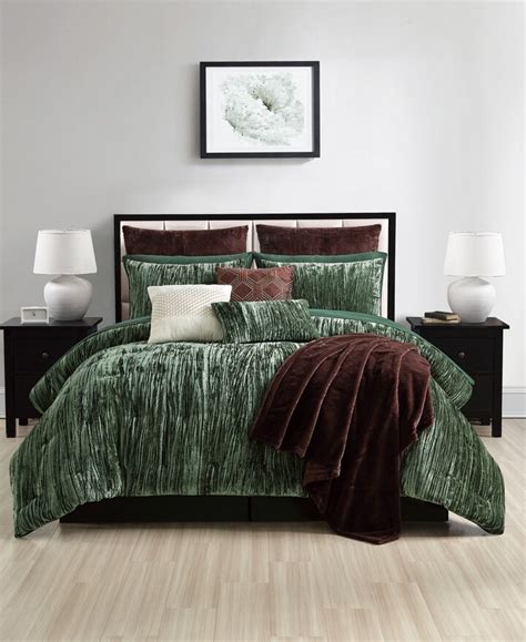 Sunham Evergreen 14 Pc Comforter Set Queen Created For Macys Shopstyle