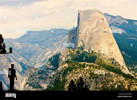 Usa California Yosemite National Park Half Dome From Washburn Point