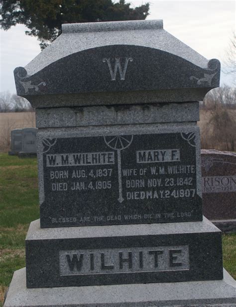 William M Wilhite M Morial Find A Grave