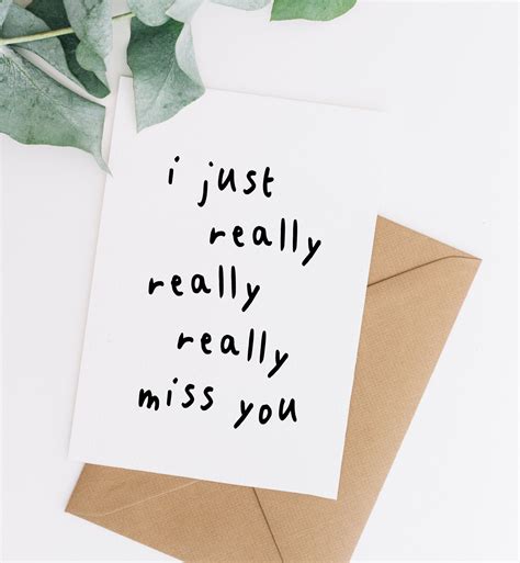 Miss You Cards Printable