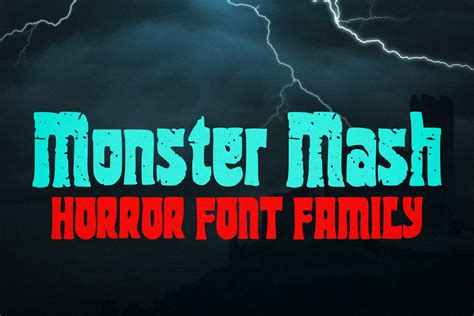 Monster Mash Font By The Tenacious Type Studio · Creative Fabrica