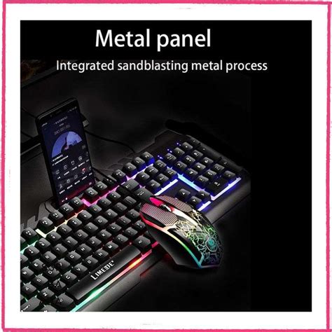 Jual Perlengkapan Dapur LIMEIDE Combo Keyboard Gaming RGB With Mouse