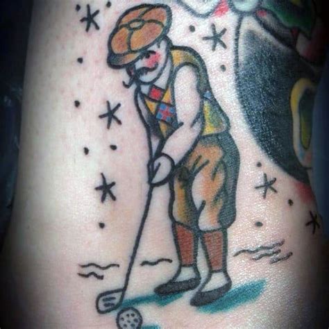 40 Spectacular Golf Tattoos For Men