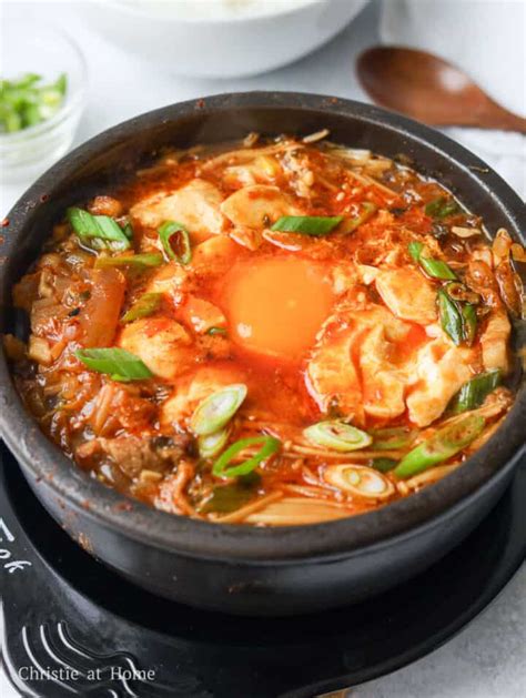 Quick Easy Sundubu Jjigae Korean Soft Tofu Stew Christie At Home