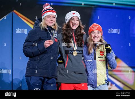 Planica Slovenia St Mar L R Silver Medalist Maren Lundby