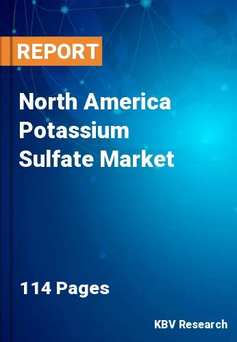 North America Potassium Sulfate Market Size Share By 2030