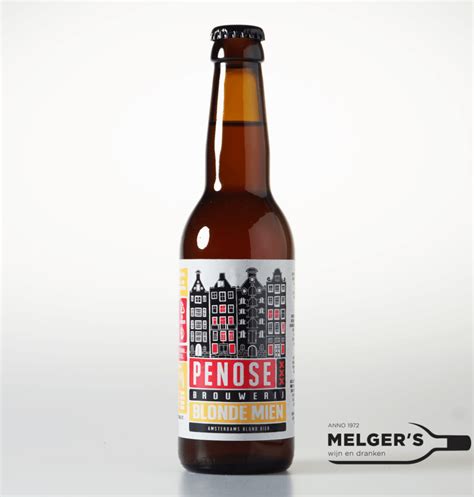 Penose Blonde Mien Amsterdams Blond Bier 33cl Melgers Wijn En Dranken