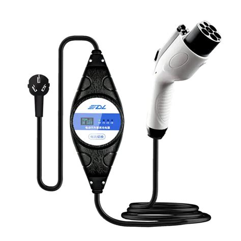 Portable Ev Fast Charging Cable 16A 7KW Ev AC Charger Station China