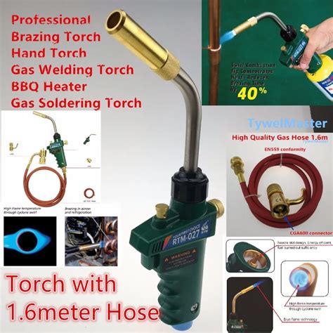 Self Ignition Braze Welding Torch 15m Hose Cga600 Connection Suitable