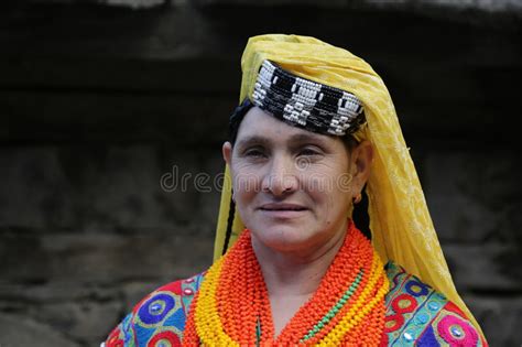 Kalash Woman In Chitral Pakistan Editorial Image Image Of Kalash