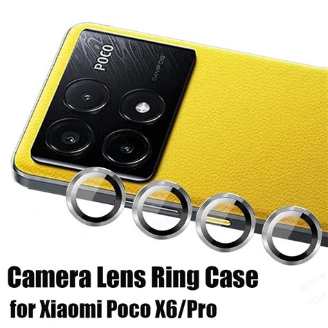 Kamera Lens Halkas Cam Durumda Xiaomi Poco F5 X5 Pro X6 Lens Ekran