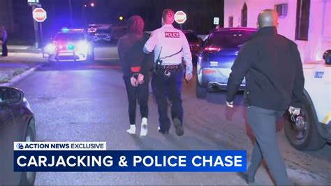 2 Arrested After Carjacking Police Chase Ends With Crash In