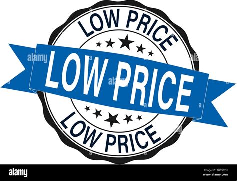 Illustration Of Low Price Blue Stamp Design Icon Stock Vector Image And Art Alamy