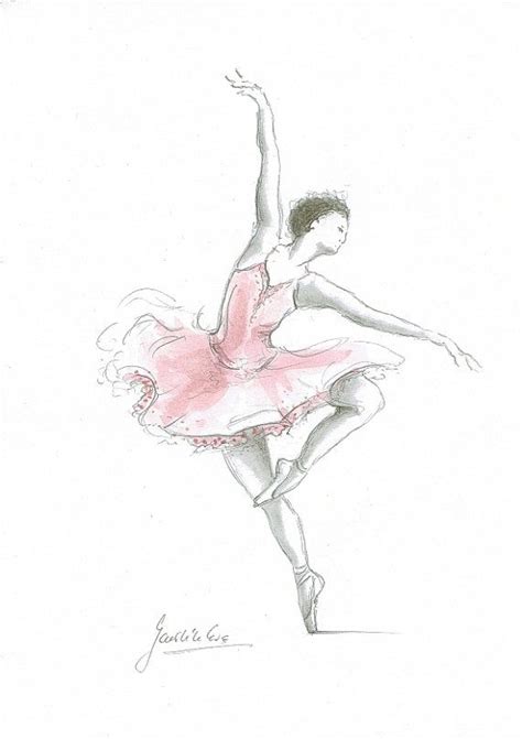 Ballerina Art Ballerina Print Ballerina Picture Pink Tutu Etsy