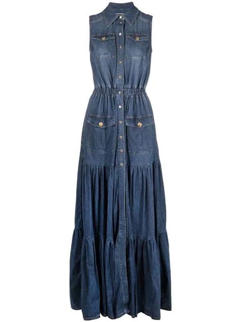 Pin By Susana Ronda On Costura Maxi Dress Denim Maxi Dress