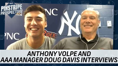 Anthony Volpe And AAA Manager Doug Davis Wrap The Minor League Season