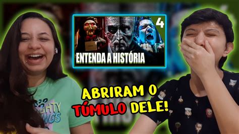 REACT SAGA JOGOS MORTAIS HISTÓRIA DOS FILMES CRONOLOGIA E MAIS PT 4