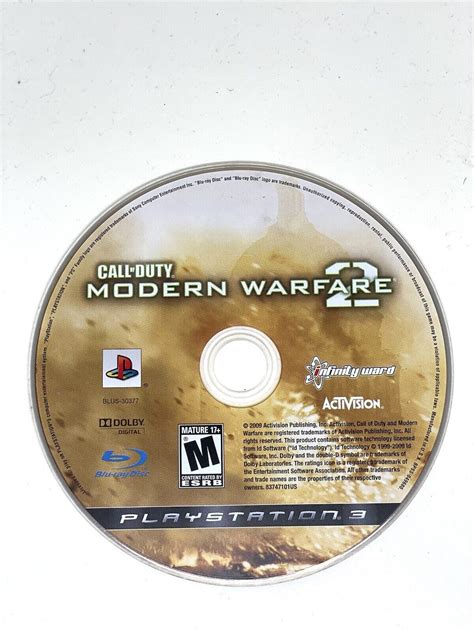 Call Of Duty Modern Warfare 2 PlayStation 3 PS3 Video Game Disc Only