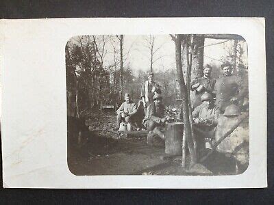 Carte Postale Photo Guerre Militaires Soldats Uniforme Corv E De