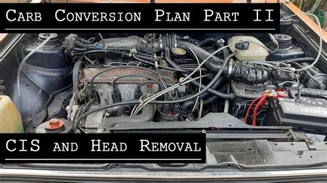 VW Golf Mk1 Bike Carb Conversion CIS And Head Removal YouTube