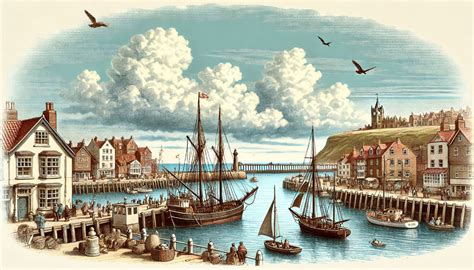 victorian england harbour town  stock photo public domain pictures