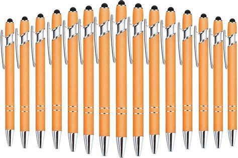 Amazon Xccj 15 Pieces Ballpoint Pen With Stylus Tip Metal Pen