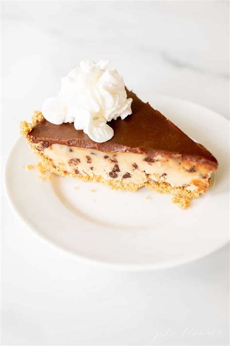 Easy No Bake Cookie Dough Pie Recipe Julie Blanner