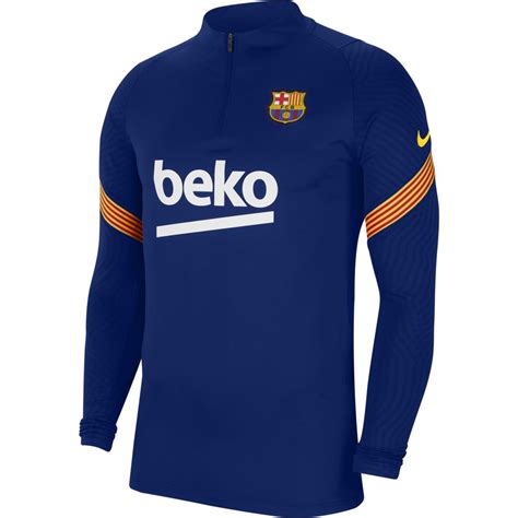 Nike Fc Barcelona Dry Strike Trainingstrui Donkerblauw