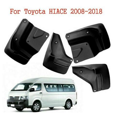 Pcs Car Mud Flaps Splash Guard Tire Fender Mudguard For Toyota Hiace