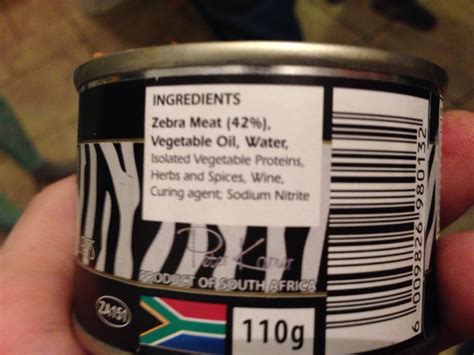 Expired 42% Zebra Meat... I could still taste the stripes. : shittyfoodporn