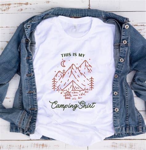 This Is My Camping Shirt Camping Sweatshirt Camping Shirts For Etsy