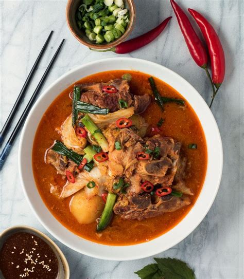 Korean Pork Bone Soup Gamjatang Glebe Kitchen