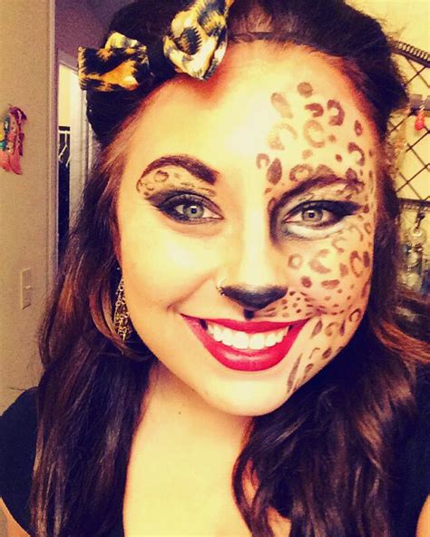 Cheetah Makeup For Halloween Cheetah Makeup Halloween Makeup Makeup