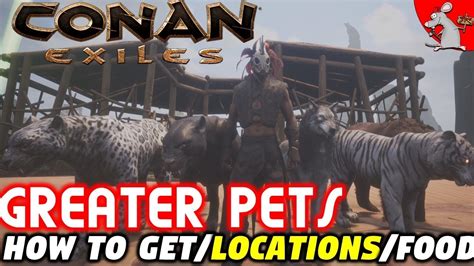 Conan Exiles How To Get Greater Pets Baby Locations And Prefered Food