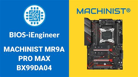 Machinist X Mr A Pro Max Custom Bios From Iengineer Youtube