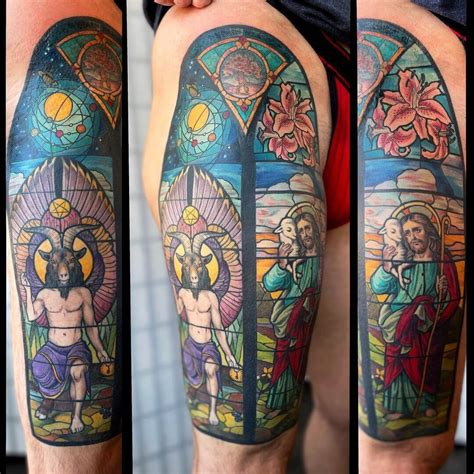 101 Best Stained Glass Tattoo Ideas You Have To See To Believe