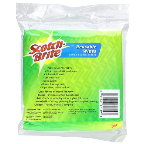 Scotch Brite Reusable Wipes 5 Wipes