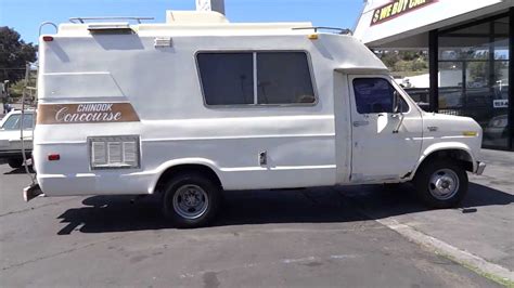 Chinook Concourse Rv Motorhome Ford E 350 Camper Special Class C B Mini Camper 5 8l 351 Youtube