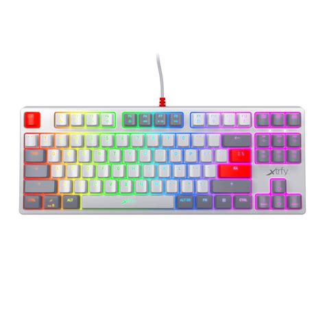 Keyboard Xtrfy K Tkl Rgb Retro Kailh Red Rgb Switch Rgb