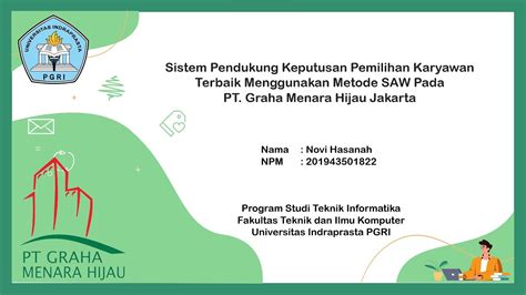 Demo Program Aplikasi Skripsi Unindra Novi Hasanah