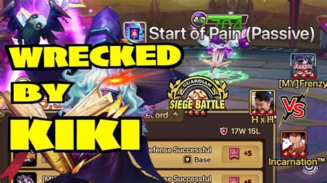 Tilting Against This Op Kiki Defense In Top Tier G3 Siege Battle Summoners War Youtube