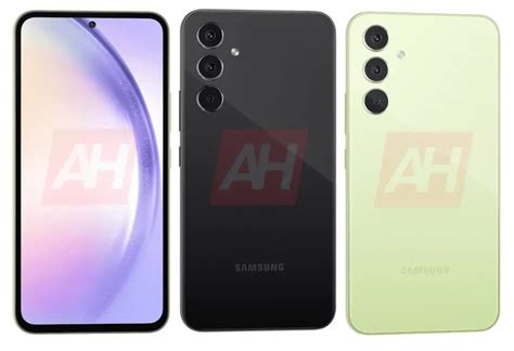 Samsung Galaxy A54 5G Press Renders Surface In Four Colours