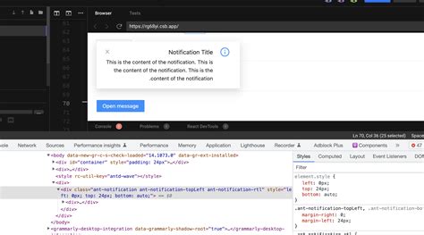 Rtl Issue On Antd Notification Component Issue Ant Design