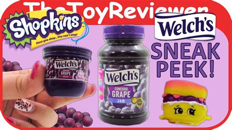 Preview For The Shopkins Oh So Real Shopkins Grape Jam Grape Jelly