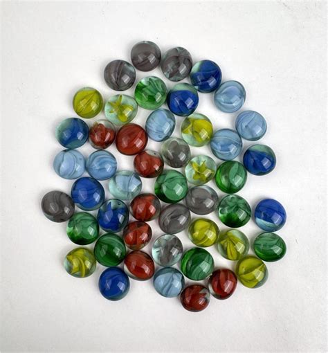 Sold At Auction Collection Of Flat Marbles